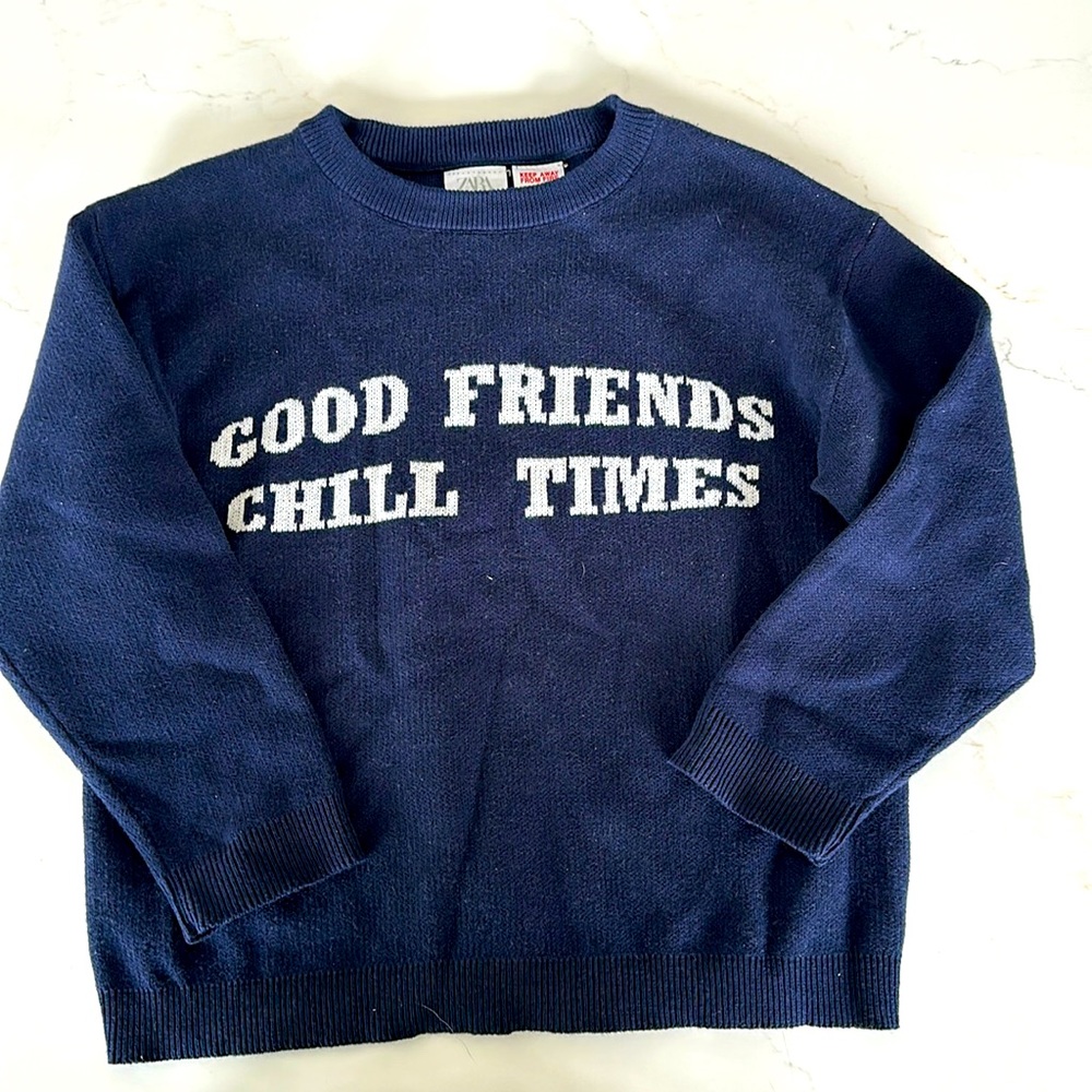 Zara knit sweater size 4T